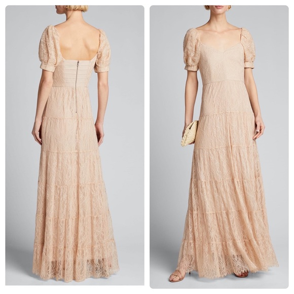 ALICE + OLIVIA Remona Sweetheart Lace Maxi Dress - Picture 6 of 14